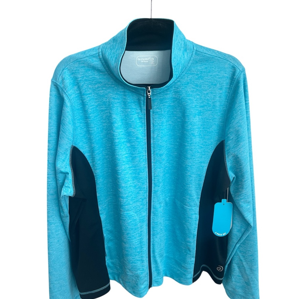 Be Inspired Teal and Black Utility Jacket
(The top of a 2 piece set)